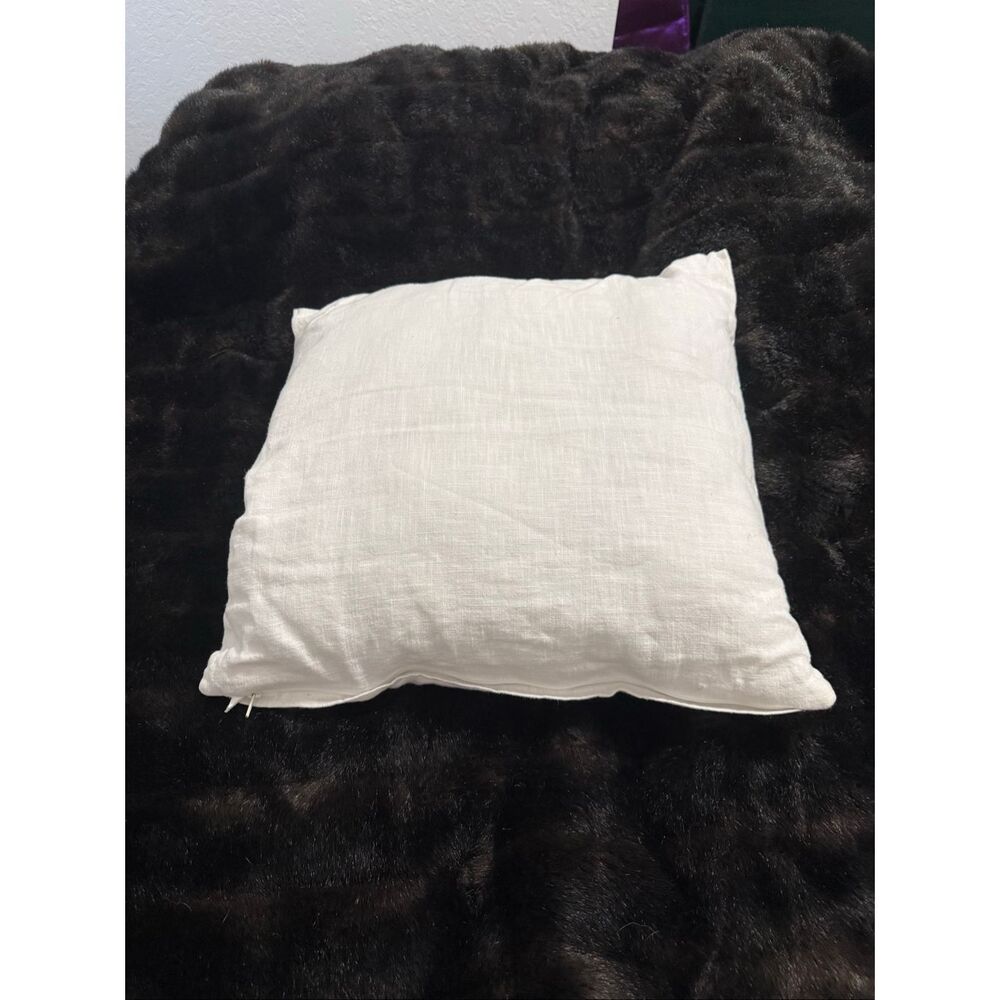 IKEA Vigdis beachy white throw pillow 20x20 Cushion